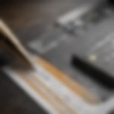 Credit Card Application Insights A close-up of a credit card application form with a pen