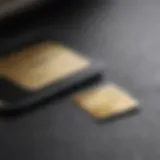 A close-up view of a SIM card with a smartphone in the background, symbolizing connectivity.