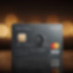 Visual representation of a secured credit card with a lock symbol