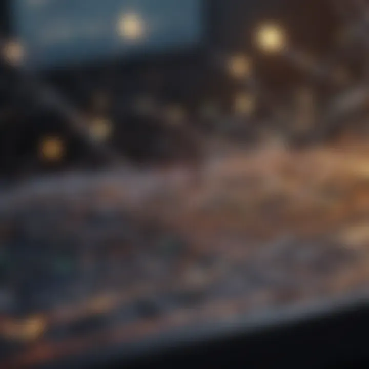 A network diagram illustrating various connectivity options