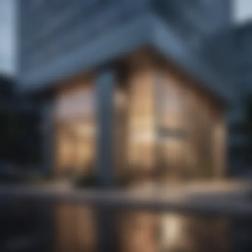 Financial provider office exterior showcasing modern architecture