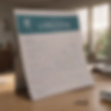 Loan Application Impact Illustration depicting loan application process