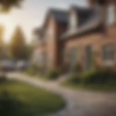 A conceptual illustration showing various types of coverage for rental properties.
