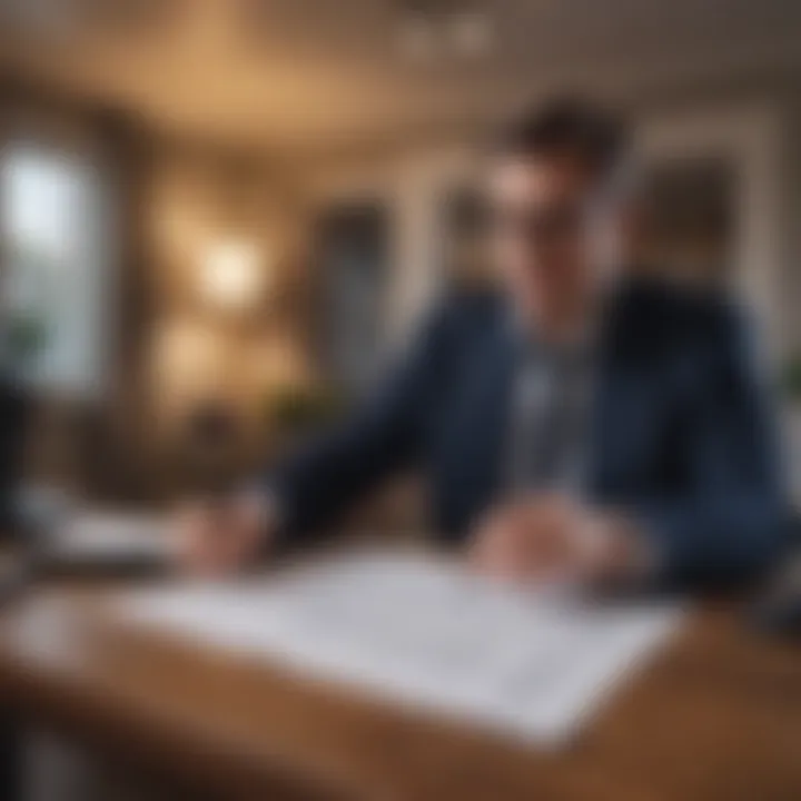 Navigating Rental Agency Contracts Landlord reviewing agreements and contracts