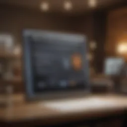 A modern digital interface showcasing loan options