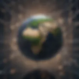 Global telecommunications network representation