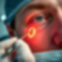 Illustration of miniflebectomy technique
