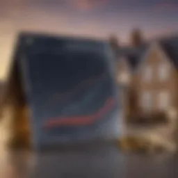 Graph showing the fluctuation of mortgage interest rates in the UK during 2021