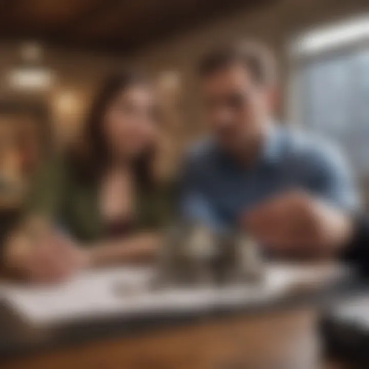 Budget planning for mortgage down payments
