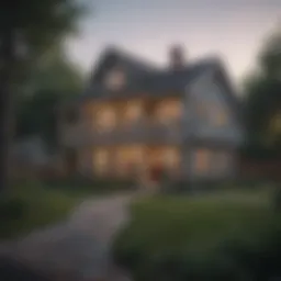 A modern home symbolizing mortgage affordability