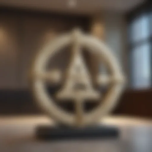 A modern bank building symbolizing stability and security
