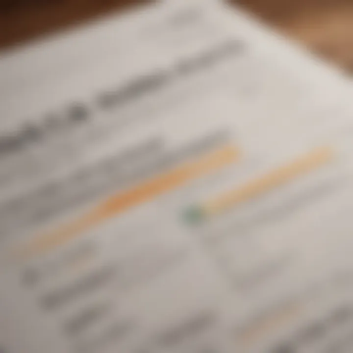 A close-up of a credit report with various scores highlighted