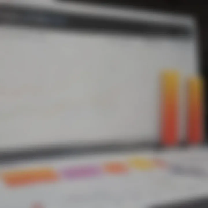 A graph displaying mortgage rate trends over time