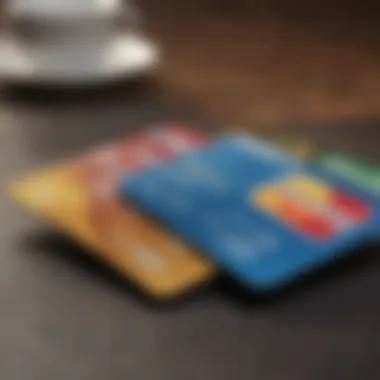 Impact of Credit Scores A conceptual graphic illustrating credit scores and their impact on credit card applications.