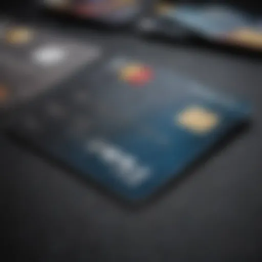 A clear view of various credit cards showcasing different designs and features.
