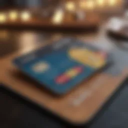 Conceptual illustration of credit card applications