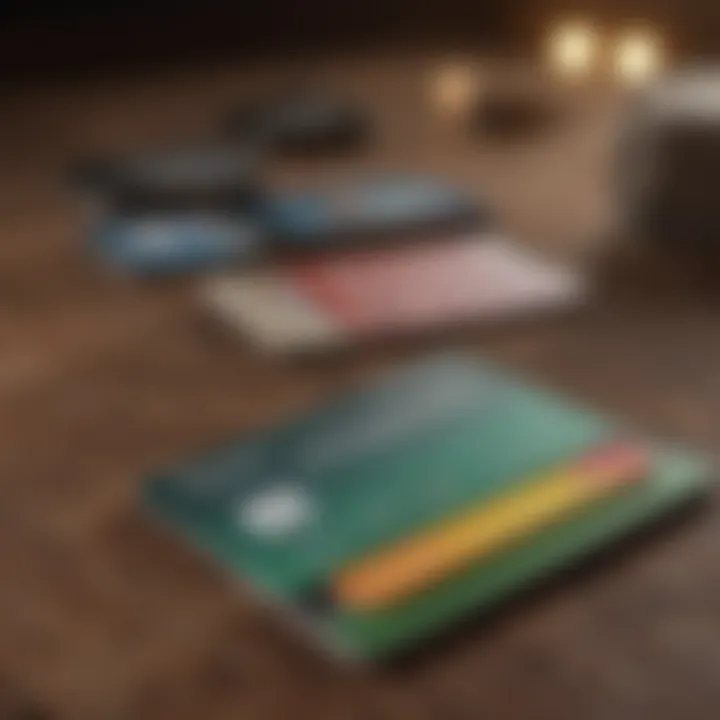 Visual representation of credit score improvement strategies