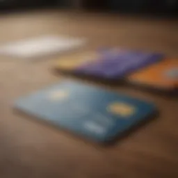 Illustration of various credit card options