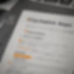 A close-up view of a credit report with highlighted negative marks