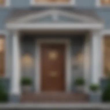 Symbol of Financial Security A serene home exterior symbolizing financial stability.