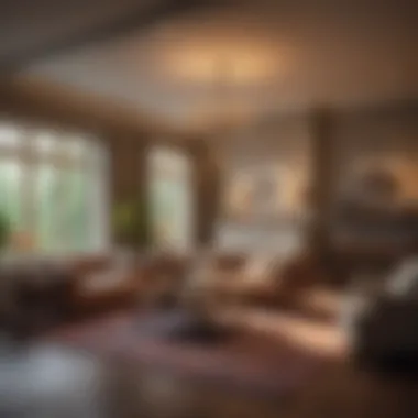 Dream of Homeownership A warm living room representing the dream of homeownership.