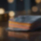 Concept of secured credit cards with visuals representing financial stability
