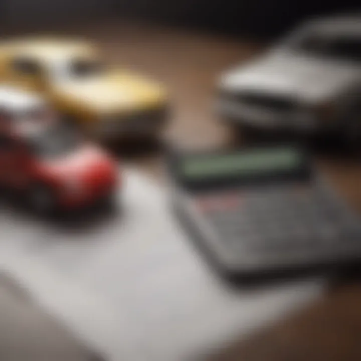 Calculator showing estimated costs for temporary insurance