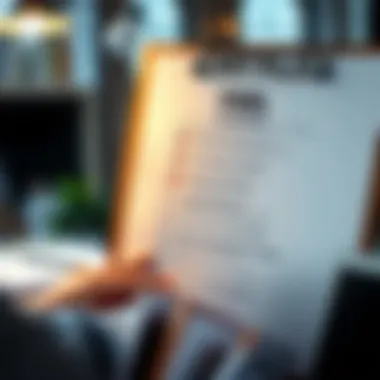 Checklist for Banking Switch An illustration of a checklist for switching banking accounts