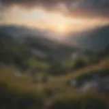 A scenic view of Italy, showcasing its beauty