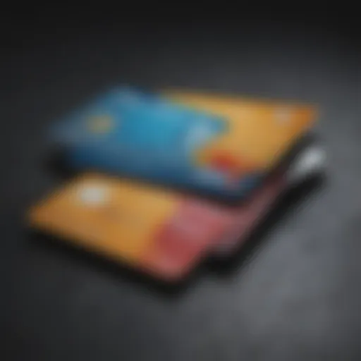 A visual representation of credit card options