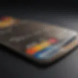 Visual representation of credit card options for individuals with poor credit history