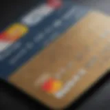 Close-up view of a pre-loaded credit card showcasing its features.