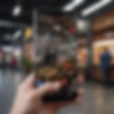 Market Trends for Large Mobile Displays Graph illustrating market trends for large mobile displays