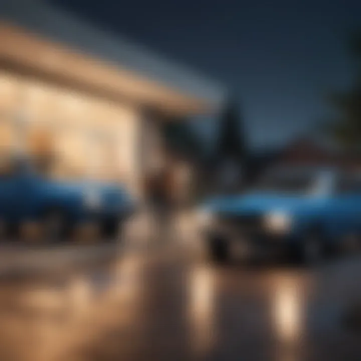 A conceptual image depicting scenarios where short term auto insurance is advantageous