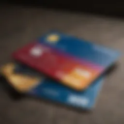 Visual representation of credit card options for individuals with challenging credit histories