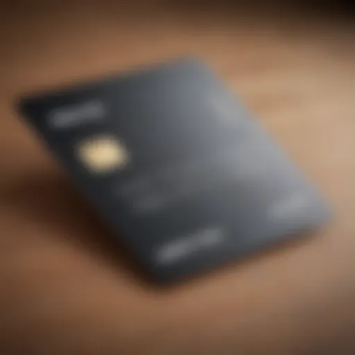 A close-up view of the Smarty Card showcasing its sleek design and features.