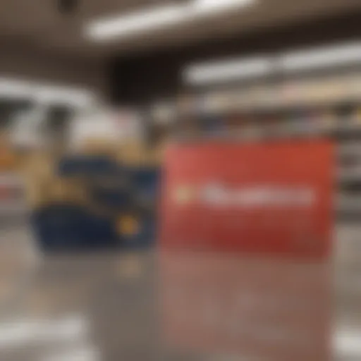 Visual representation of various store cards available for individuals with poor credit