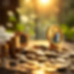 Illustration depicting retirement savings accounts