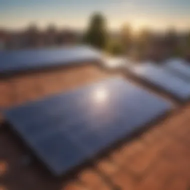 Solar Panels for Renewable Energy Solar panels installed on a residential roof