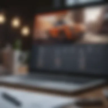 Creating a Detailed Budget Plan A detailed budget plan on a laptop screen