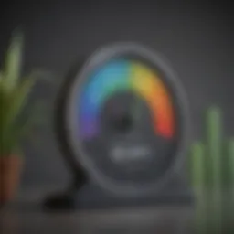 Graph showing upward trend in credit score