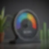 Visual Representation of Credit Score Growth Graph showing upward trend in credit score