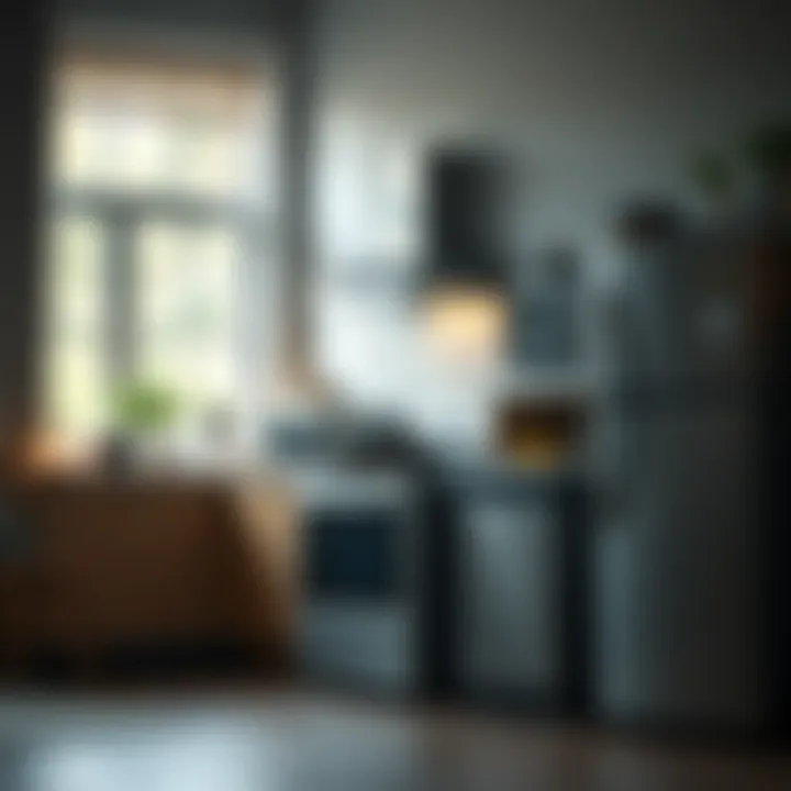 Energy-efficient appliances in a contemporary setting