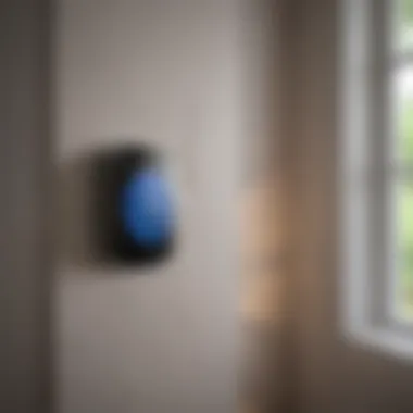 Smart thermostat controlling home temperature