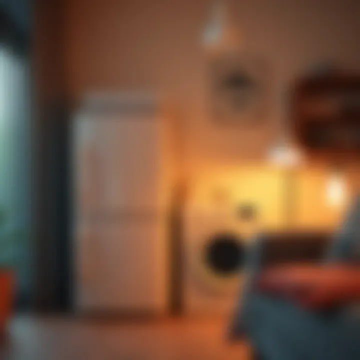 An energy-efficient appliance in a home setting