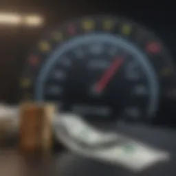 A graph illustrating the speed of various money transfer services.