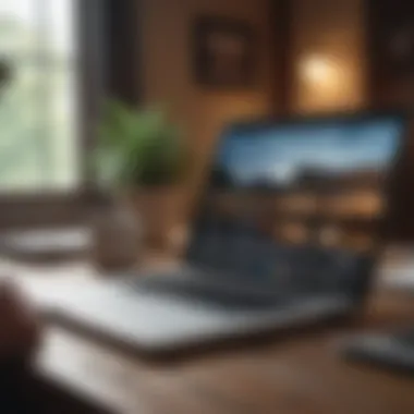 A traveler reviewing travel insurance policies on a laptop