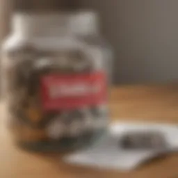 Illustration depicting the concept of a loan amount and repayment terms.