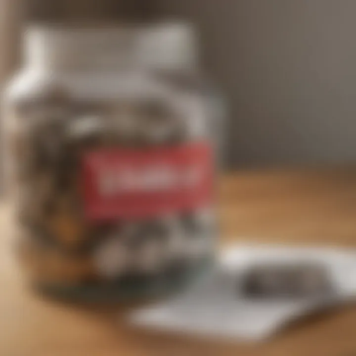 Illustration depicting the concept of a loan amount and repayment terms.