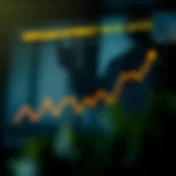 Graph illustrating mortgage interest rate trends over time